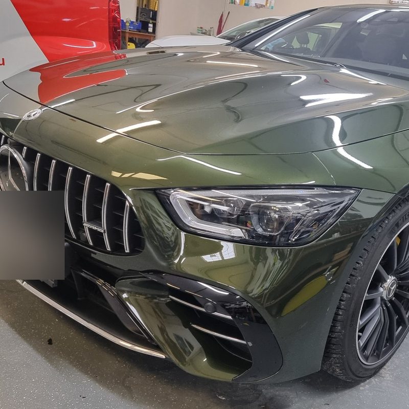 Mercedes-AMG GT kővédő fóliával